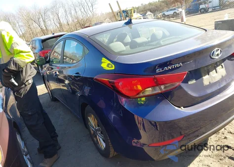 2014 Hyundai Elantra Se из США, поврежденный, VIN 5NPDH4AE3EH527620